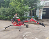 simple arm 360 rotation ATV towable excavator 9hp towable backhoe 