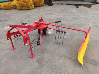 Durable tractor PTO driven hay rake 