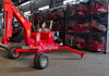 Strong boom atv towable trailer backhoe with 360 rotation 