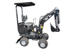 Good quality 4 wheel backhoe with sunshade