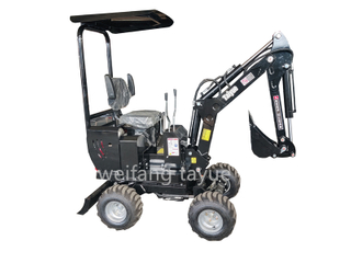 Good quality 4 wheel backhoe with sunshade