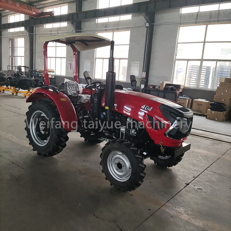 Factory supply 25hp 30hp 35hp 40hp 45hp 50hp 4wd wheel farm tractor with loader