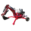 360 rotation degree work ATV towable backhoe digger mini portable backhoe towable excavator
