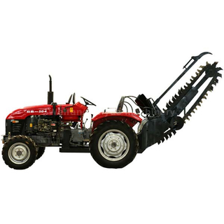 Single chain or double chain tractor mounted chain trencher with max 220cm depth