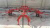 Durable tractor PTO driven hay rake 