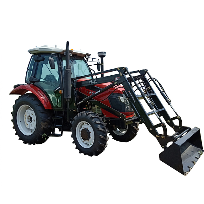 Big TD chassis 90hp 100hp 110hp 120hp tractor with YTO diesel engine