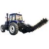 Single chain or double chain tractor mounted chain trencher with max 220cm depth